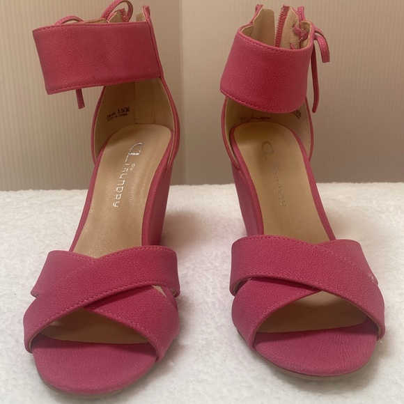 Chinese Laundry Wedge Heel Pink shoes. Size 5.5 - Picture 2 of 12